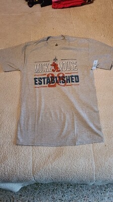 Mickey Mouse Established 28 shirt SMALL