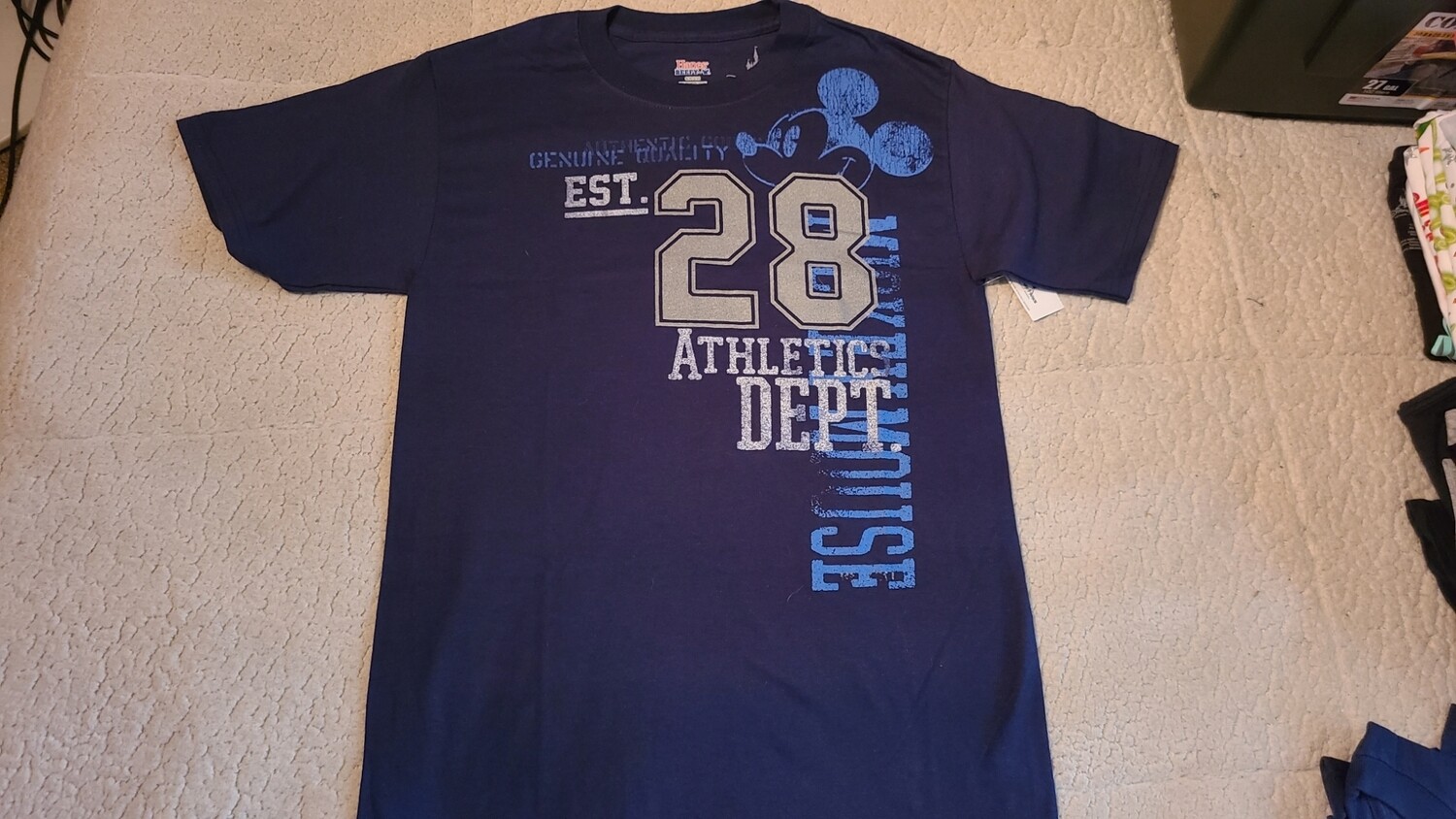 Mickey Mouse Athletic Dept shirt SMALL