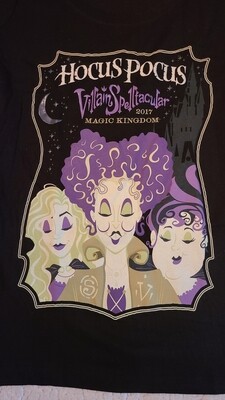 Hocus Pocus Villain Spelltacular shirt XS