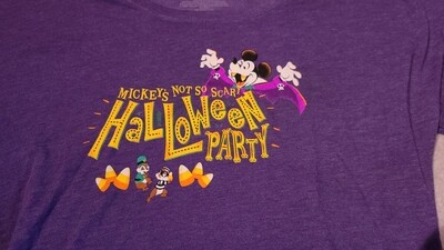 Mickey's Not So Scary Halloween Party 2017 shirt LARGE