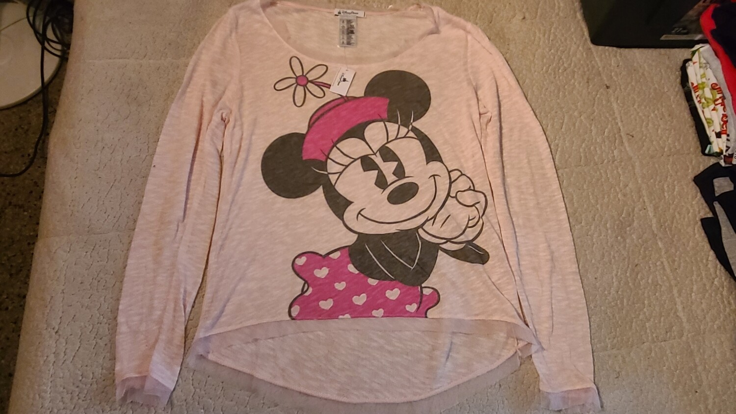 Minnie Mouse See Through Over Shirt M