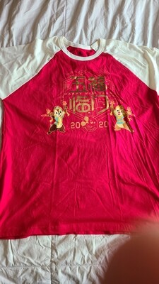 Chip &amp; Dale 2020 Lunar New Year shirt XL