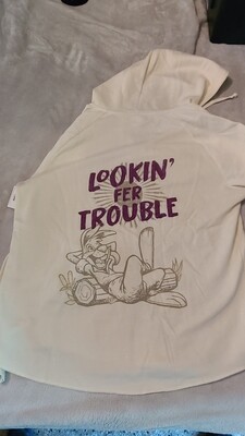 LARGE Lookin Fer Trouble Splash Mountain hoodie