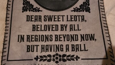 Madame Leota Christmas stocking