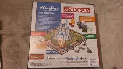 Monopoly Disney Parks Pop Up Edition