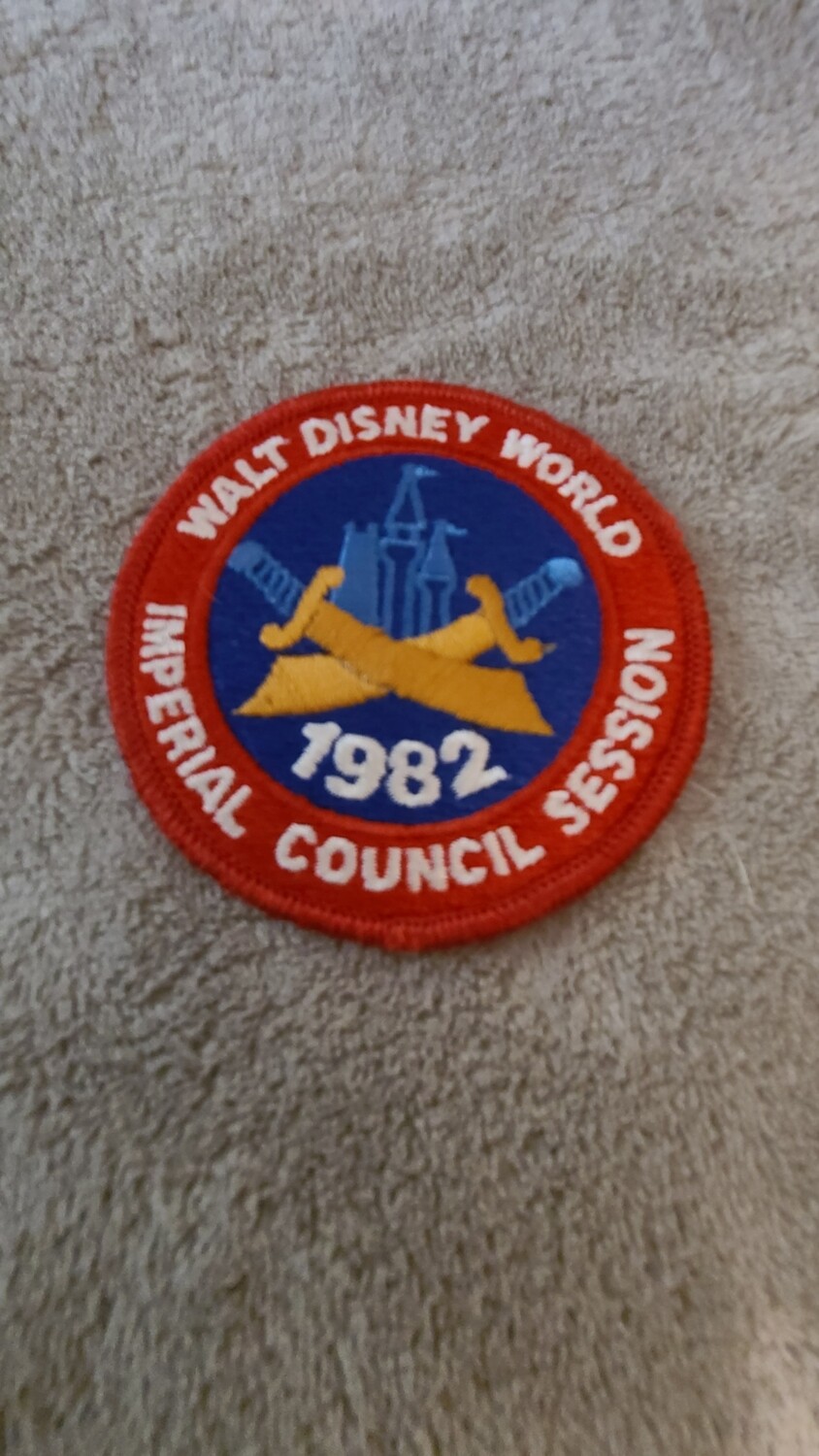 1982 Walt Disney World Imperial Council Session patch