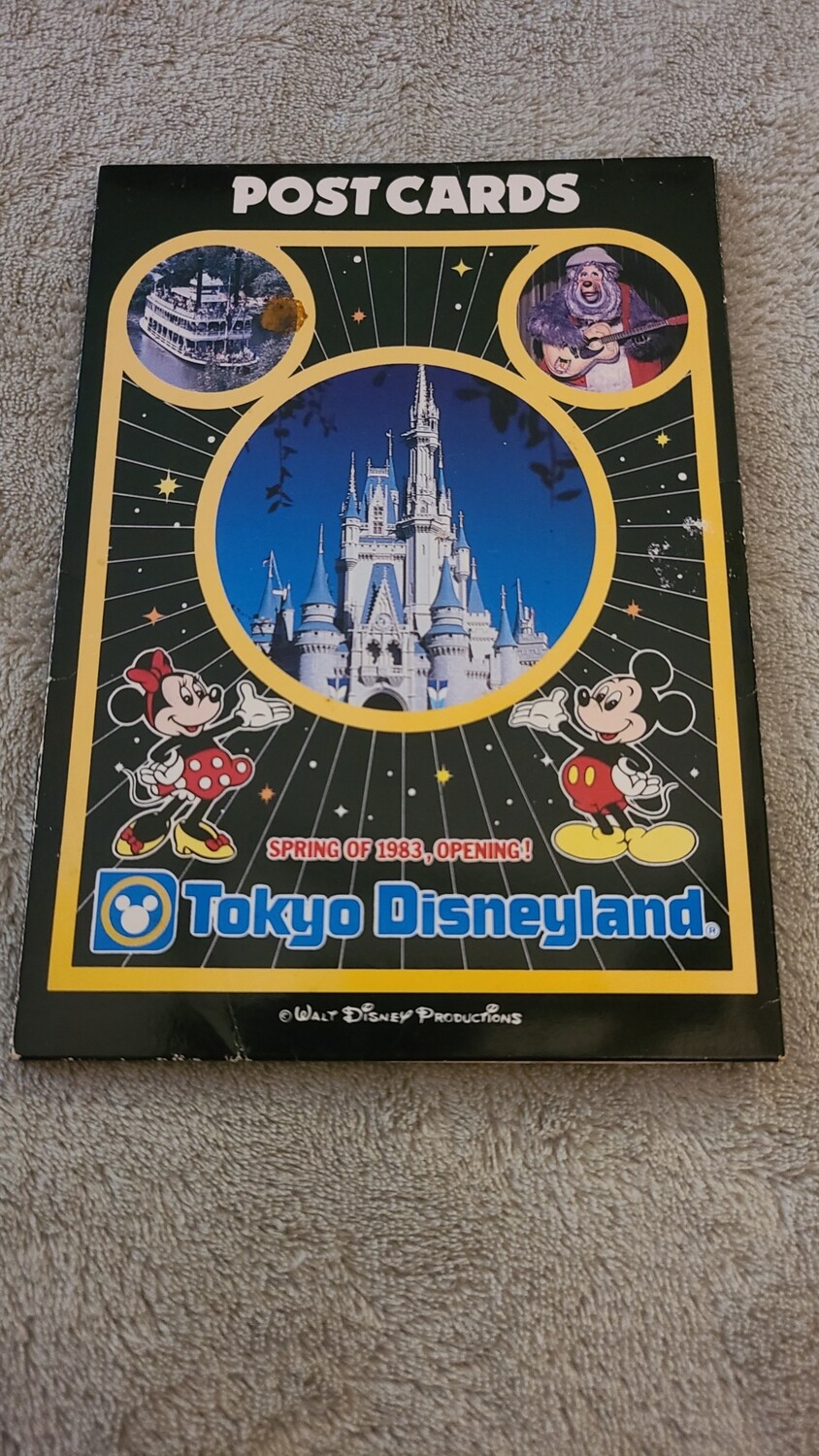 1983 Tokyo Disneyland Opening postcards