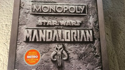 Star Wars Mandalorian Monopoly game