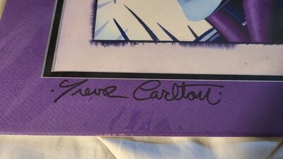 Trevor Carlton "Twisted and Evil" signed 15x15 print