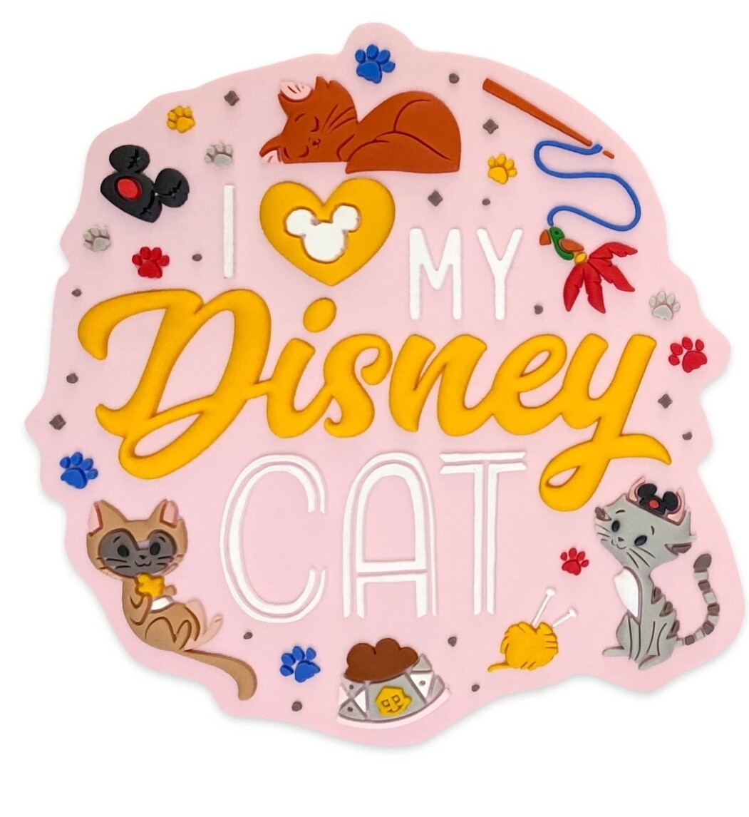 I Love My Disney Cat magnet