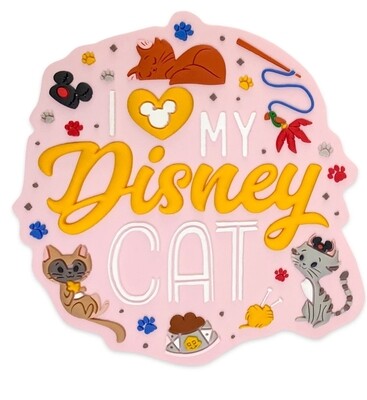 I Love My Disney Cat magnet