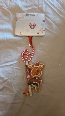2020 Gingerbread key ornament