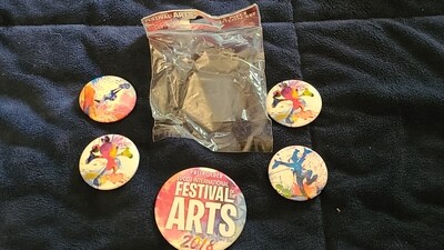 2018 Festival of the Arts Passholder button set