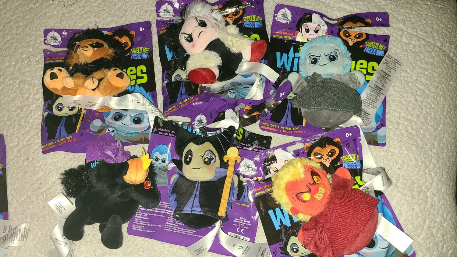 Disney Villain Wishables set