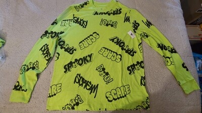 Large Mickey Halloween long sleeved shirt