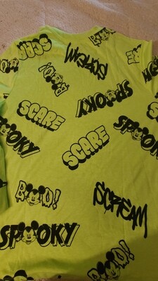 Large Mickey Halloween long sleeved shirt