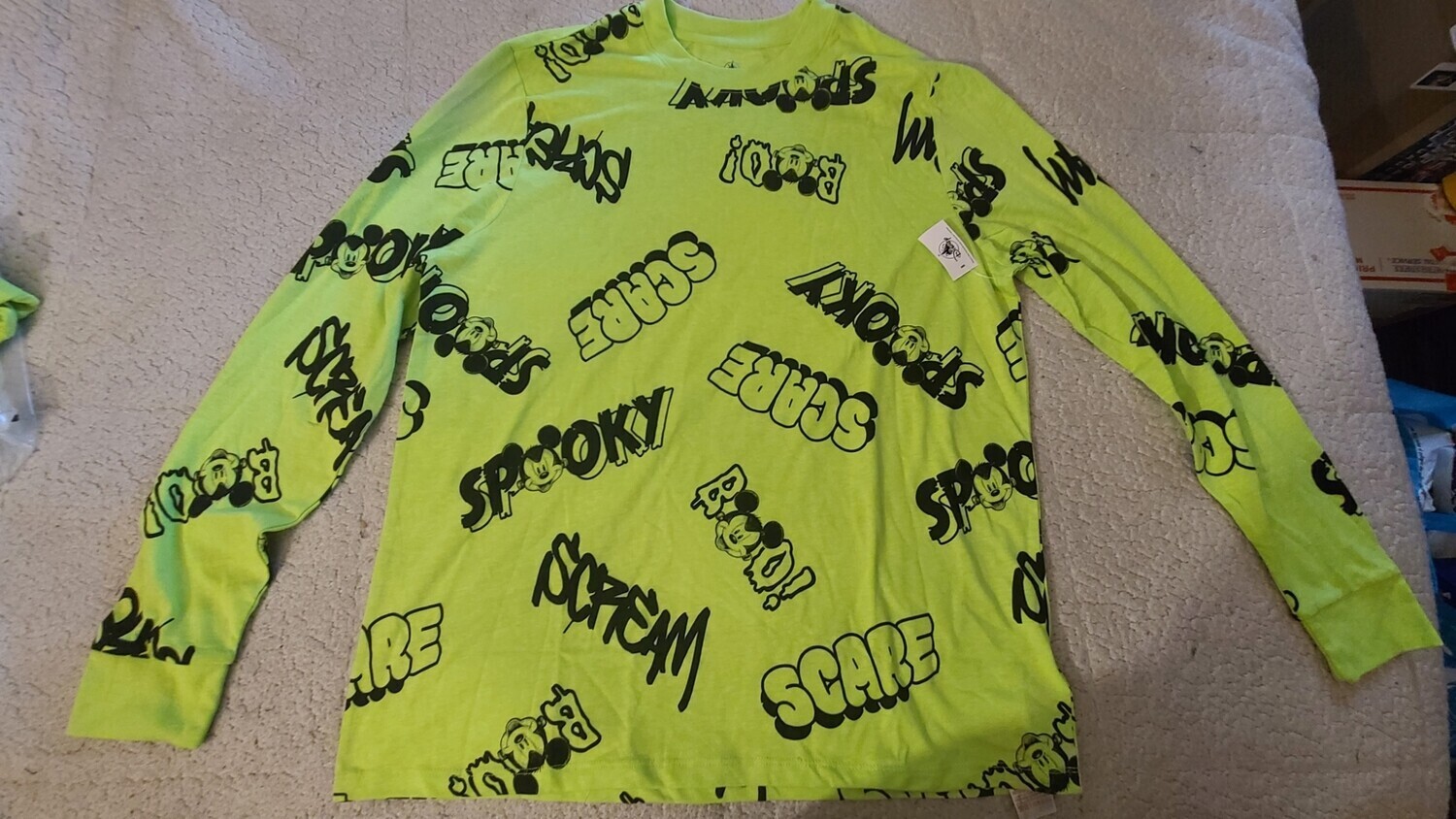 XL Mickey Halloween long sleeved shirt