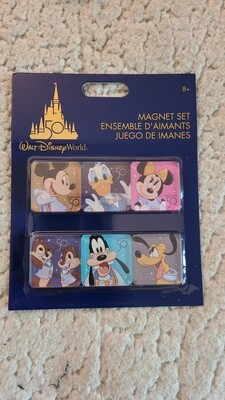 Walt Disney World 50th magnet set