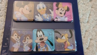Walt Disney World 50th magnet set