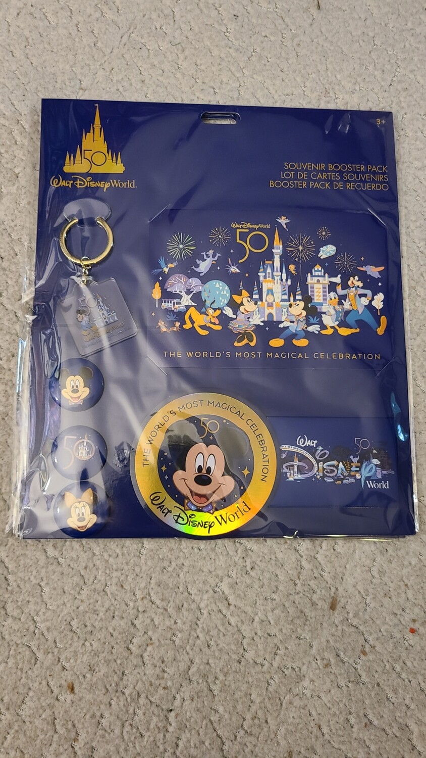 Walt Disney World 50th Souvenir Booster Pack