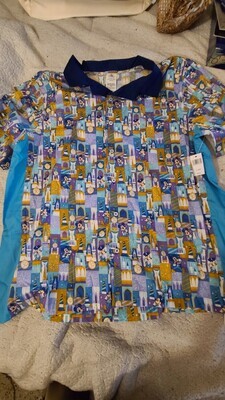 Walt Disney World 50th button shirt XXL