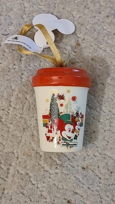 Walt Disney World Starbucks Christmas ornament