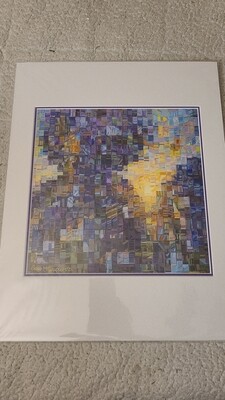 Greg McCullough Hidden Mickey Mouse 14x18 matted print SIGNED