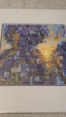 Greg McCullough Hidden Mickey Mouse 14x18 matted print SIGNED