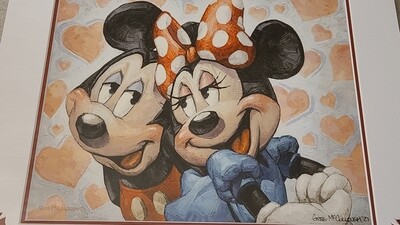 Greg McCullough MM+MN=LOVE 14x18 matted print SIGNED
