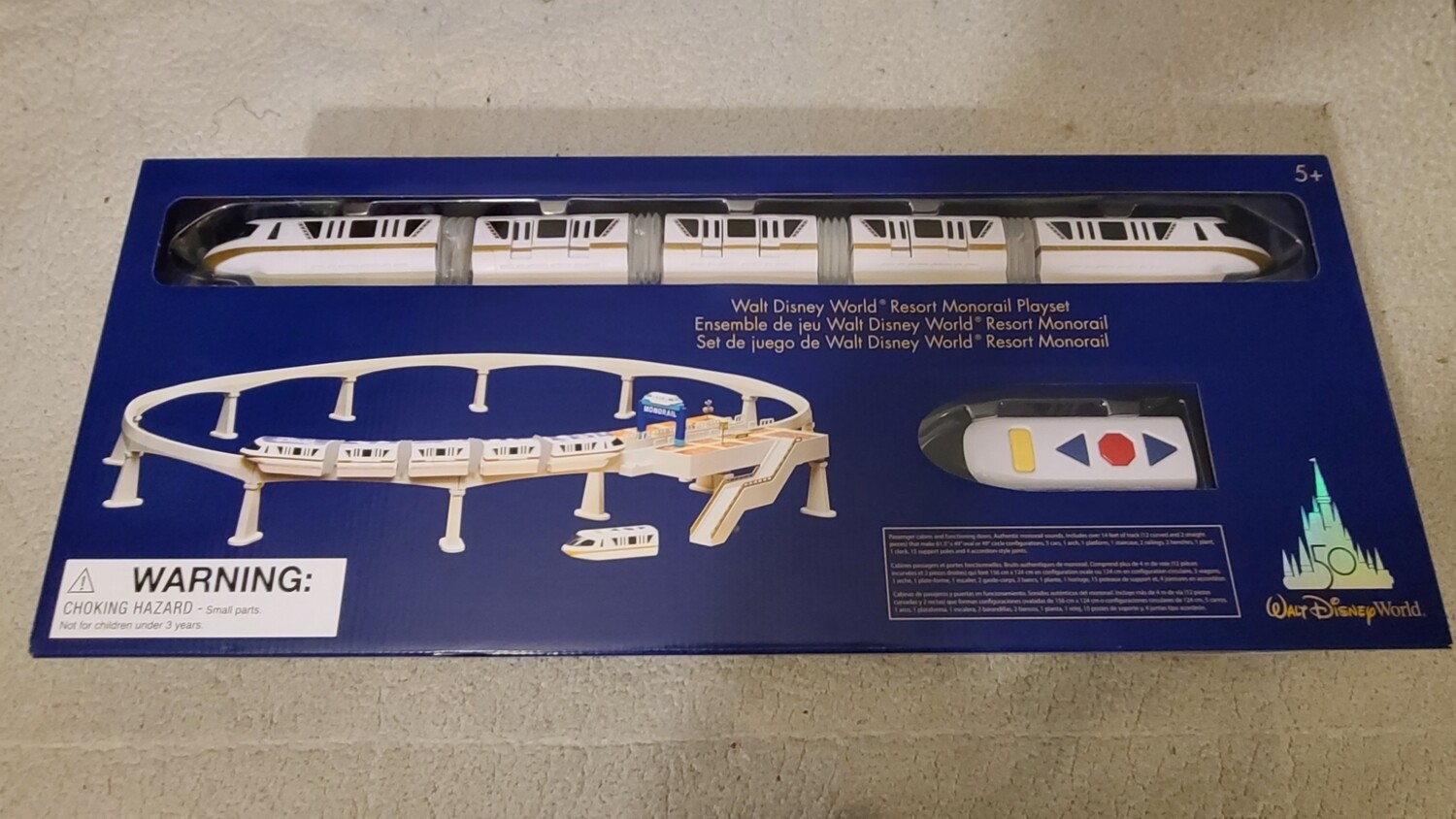 Walt Disney World 50th Monorail Playset