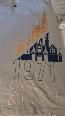 Walt Disney World 50th Celebration shirt LARGE