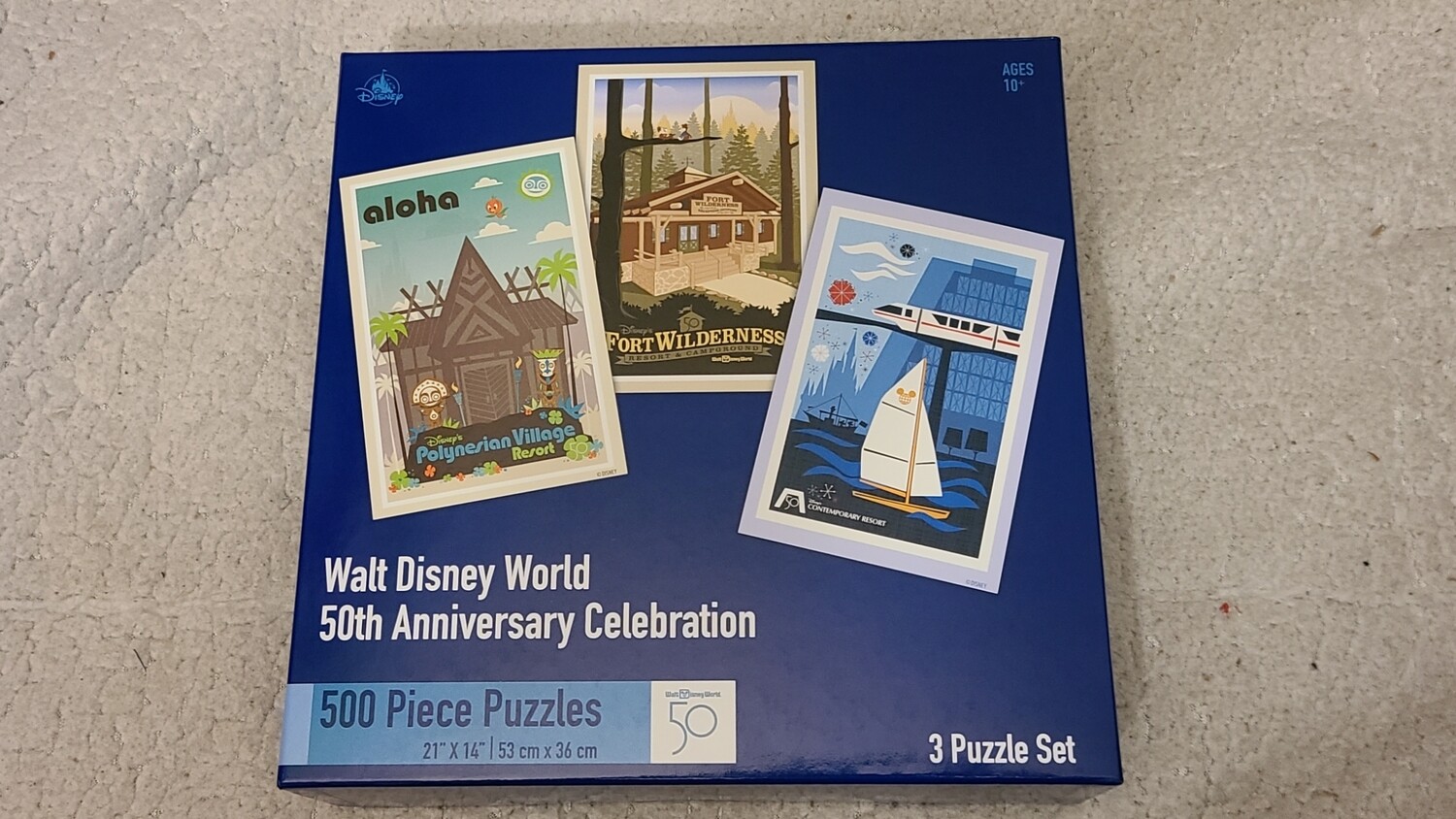 Walt Disney World 50th Anniversary Celebration Puzzle 500pcs