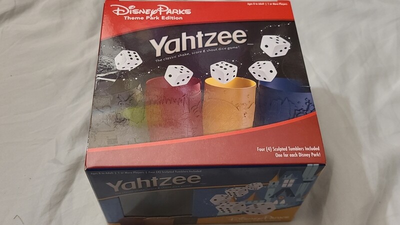 Yahtzee Disney Parks Theme Park Edition