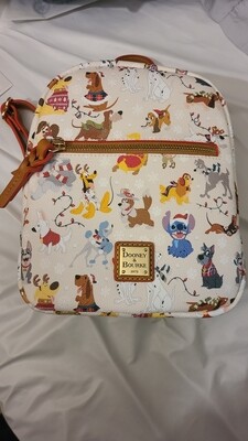Disney Dogs Christmas Santa Tails Dooney &amp; Bourke mini backpack