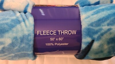 Sea World 50x60" fleece throw