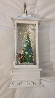 Rudolph, Clarice, &amp; Santa Clause light up water globe
