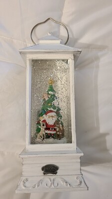 Rudolph, Clarice, &amp; Santa Clause light up water globe