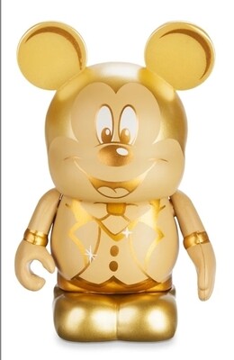 50th Anniversary Celebration Collectors Box Gold Mickey Vinylmation figure