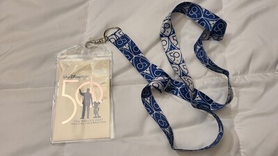 50th Anniversary Celebration Collectors Box Partners lanyard &amp; pouch set