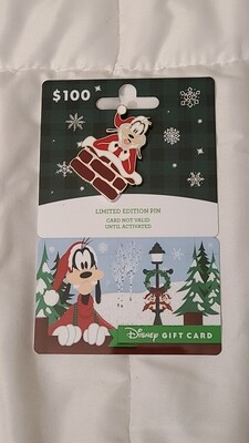 Goofy Disney Gift Card Christmas LE pin (no $ value)