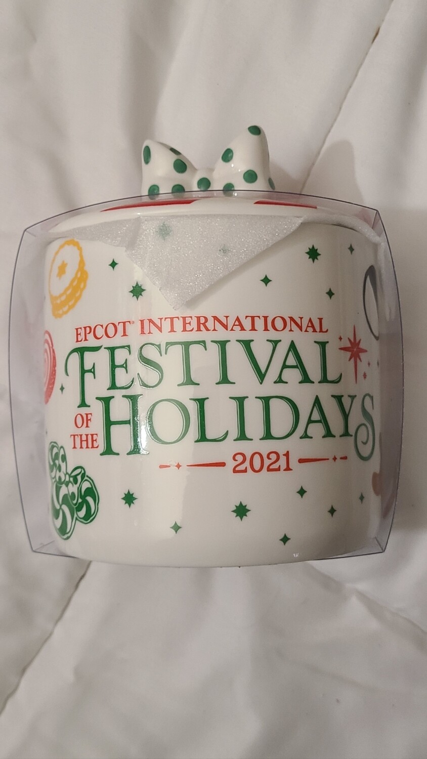 Festival of the Holidays 2021 Peppermint candy jar