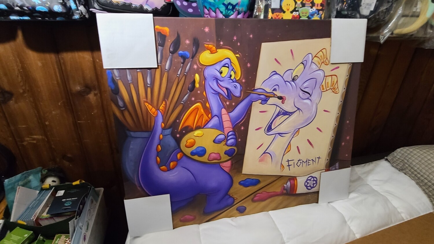 Tim Rogerson Figment Paints Figment signed/dated 24/195 gallery wrap canvas 