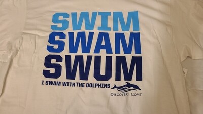 XL Discovery Cove I Swam With Dolphins shirt