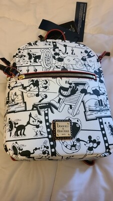 Mickey Mouse in Steamboat Willie Dooney &amp; Bourke mini backpack