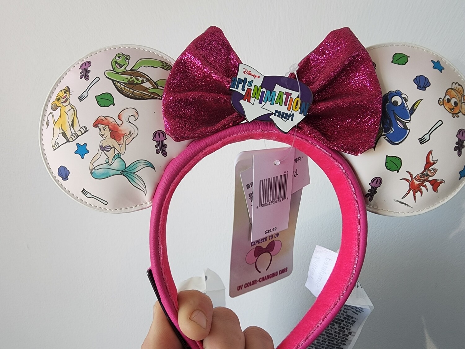 Art of Animation Resort Loungefly color changing headband