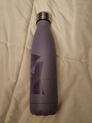 Purple Wall metal water bottle