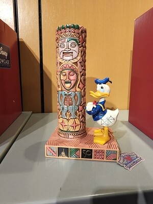 Donald Duck totem pole Walt Disney World 50th Jim Shore figurine