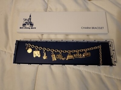 Walt Disney World 50th charm bracelet