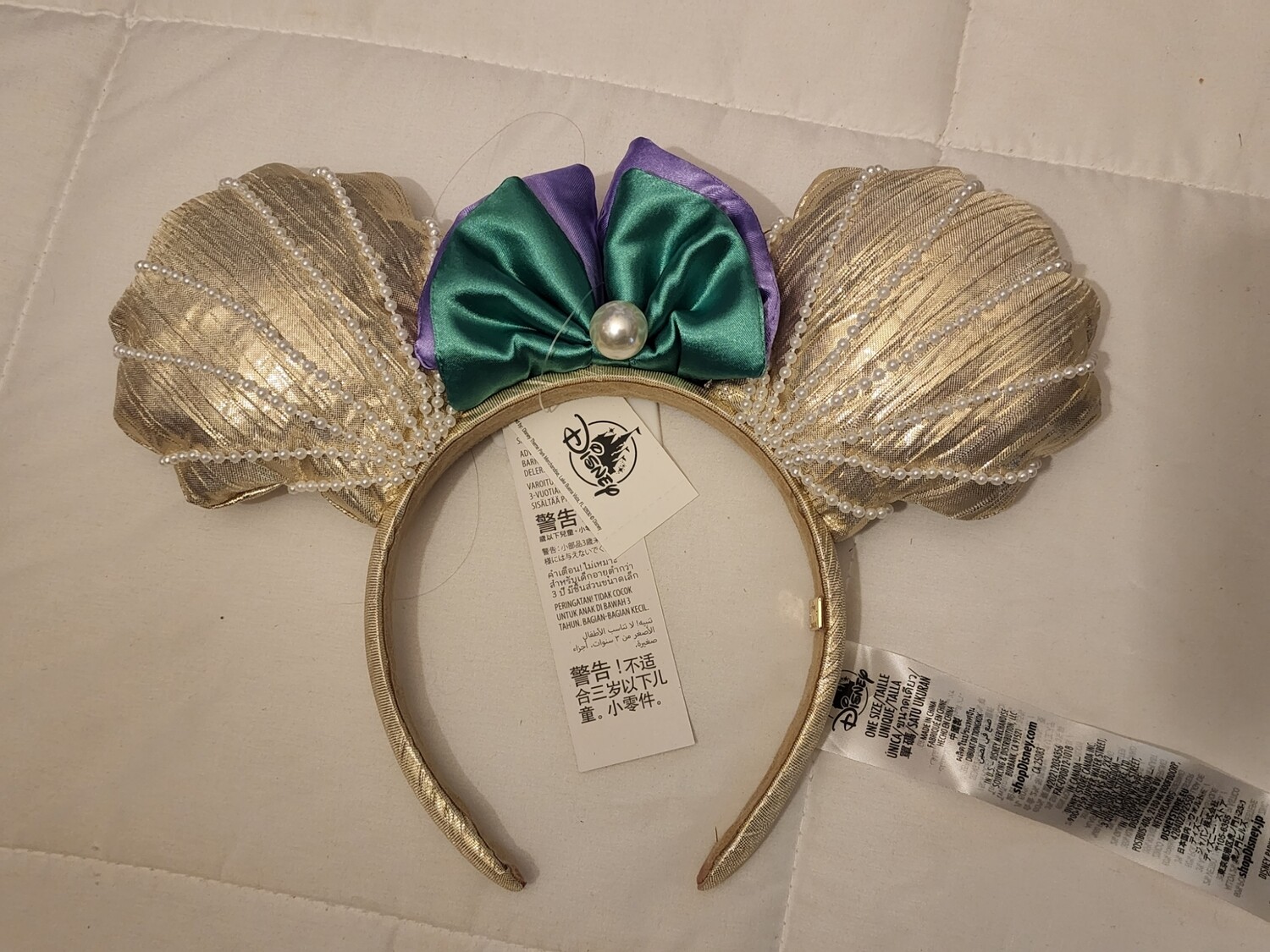 Baublebar Little Mermaid Ariel sea shells &amp; pearls headband