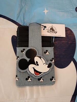 Mickey Denim card holder